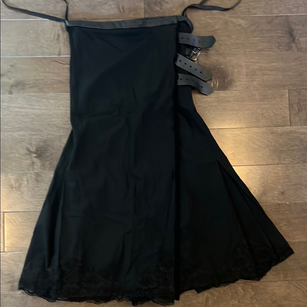 Burberry Black Strapless Dress